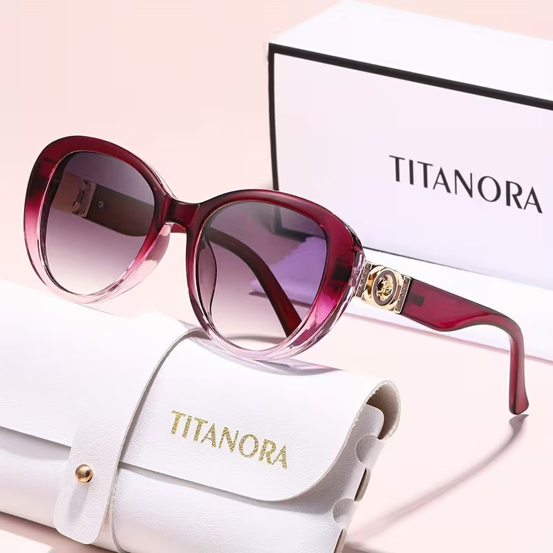 Women’s Oversized Gradient Sunglasses – Stylish Fashion UV Protection Shades