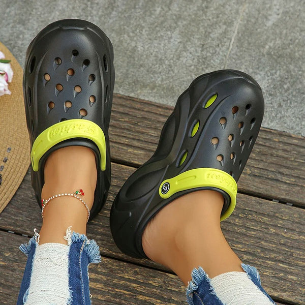 Chunky Platform Clogs – Lightweight, Breathable & Slip-On Comfort