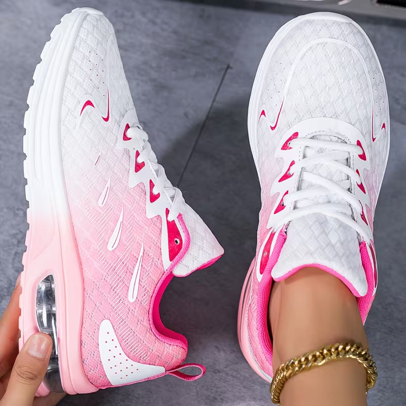 Women’s Breathable Mesh Cushioned Running Sneakers