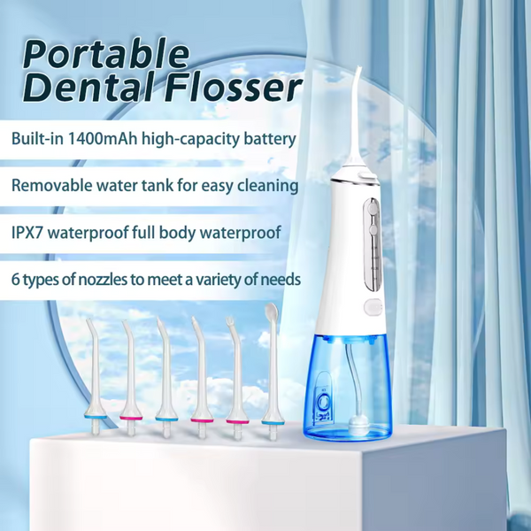 Portable Dental Water Flosser Oral Irrigator 300ml