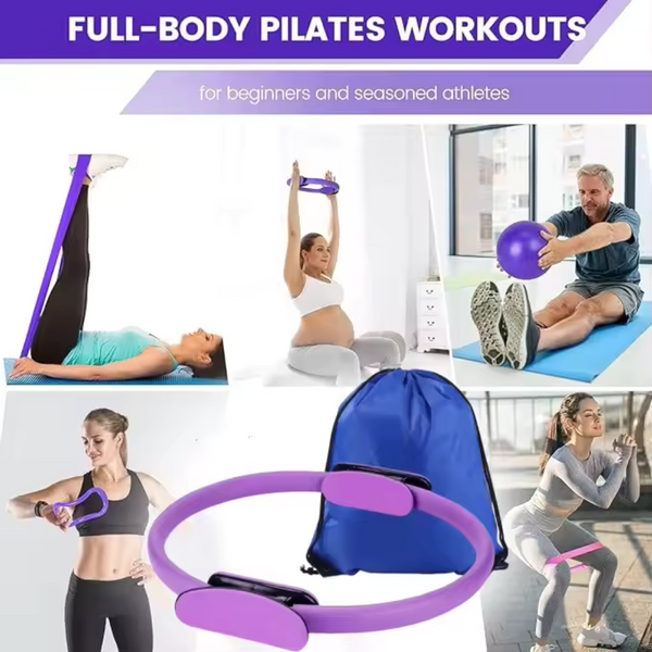 13‑in‑1 Pilates Workout Kit – Magic Circle, Resistance Bands, Ball & Accessories for Home Fitness & Toning