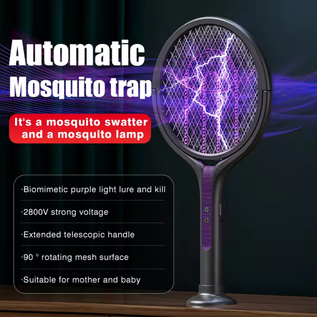 2-in-1 Electric Mosquito Swatter & Lamp – Indoor & Outdoor Use
