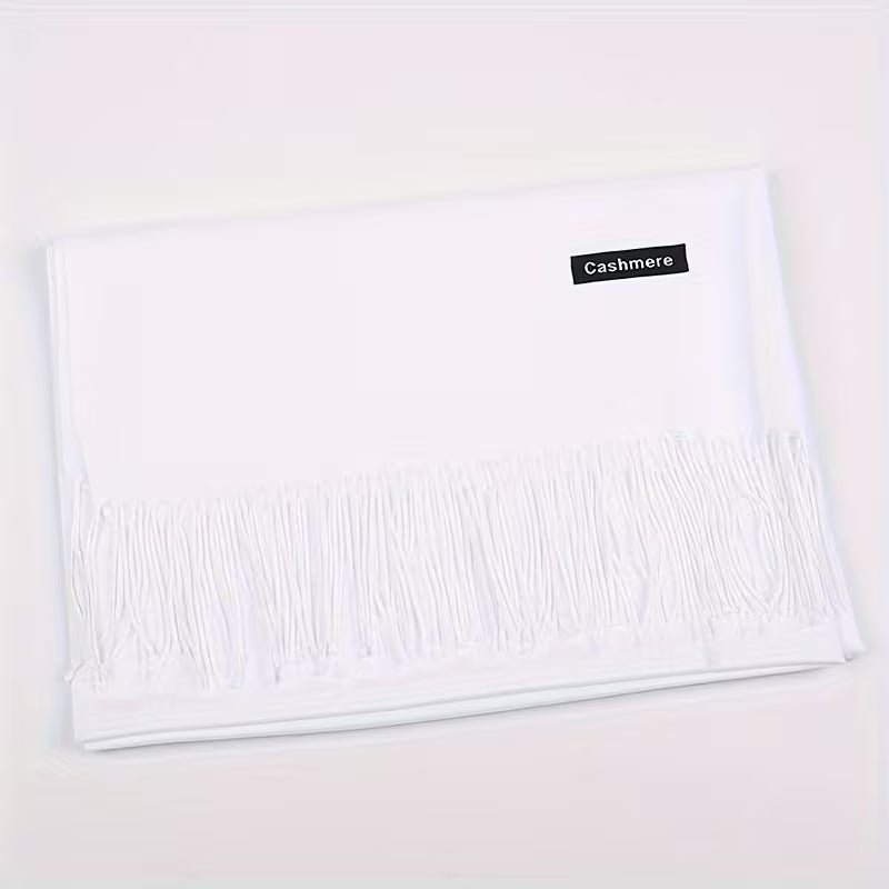 Soft Unisex Winter Scarf – Warm Plain Design with Cashmere Feel