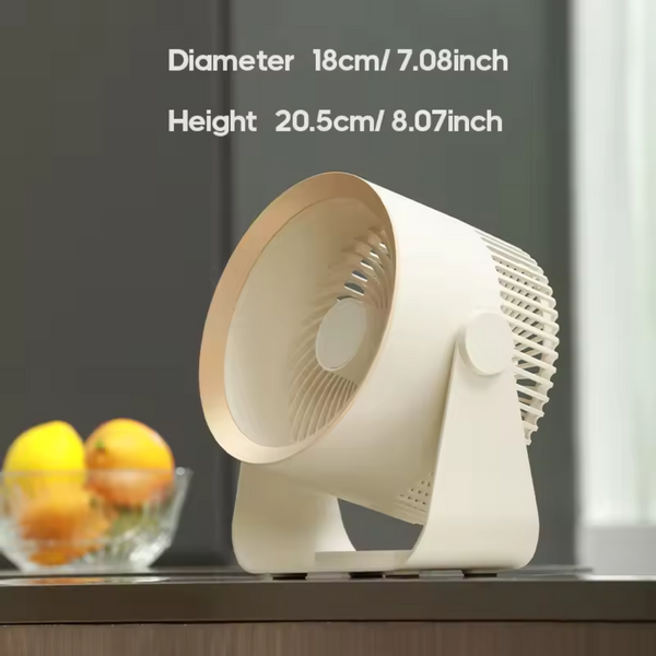 Wireless Electric Air Circulator Fan – Portable, Quiet & Multi-Speed Cooling for Home or Office