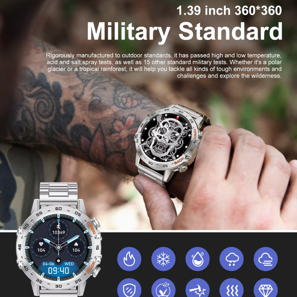 Skull Design Smartwatch