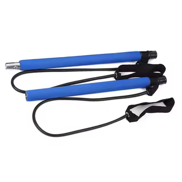 Portable Pilates Bar with Resistance Bands – Full Body Workout for Home, Travel & Toning