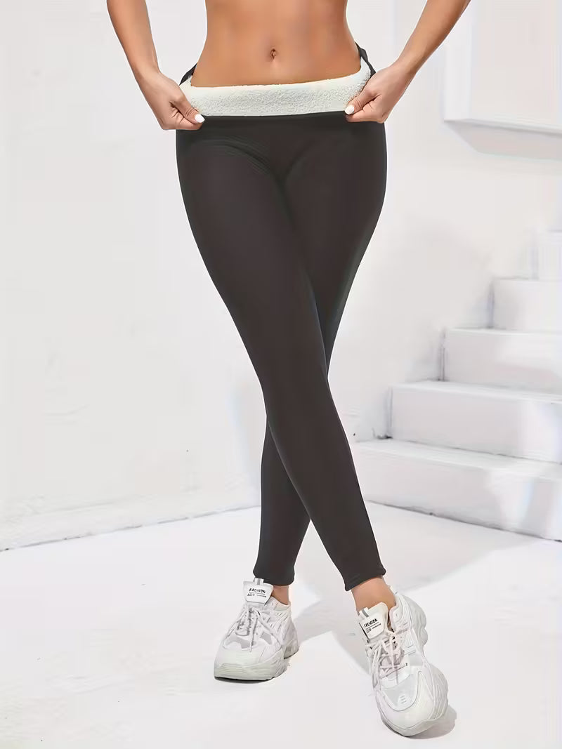 Women’s High-Elasticity Thermal Yoga Leggings