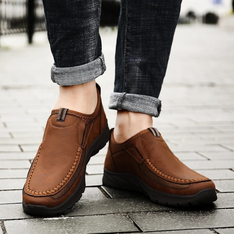 Men’s Slip-On Casual Loafers – Comfortable, Waterproof & Non-Slip Shoes