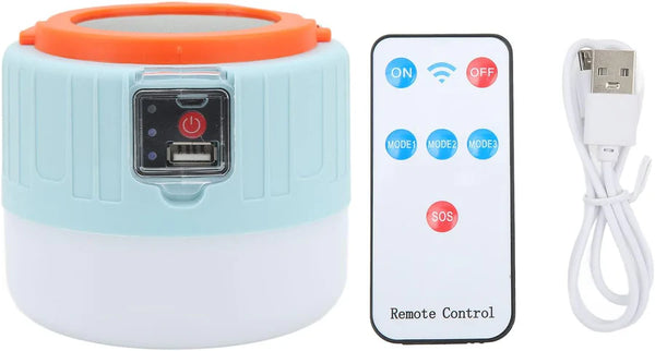 Outdoor Solar Camping Light – Remote-Controlled, Bubble Lamp & Waterproof