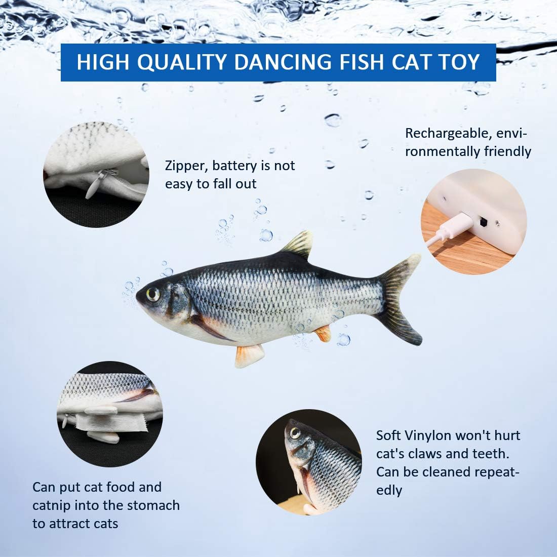 Floppy Fish Interactive Toy