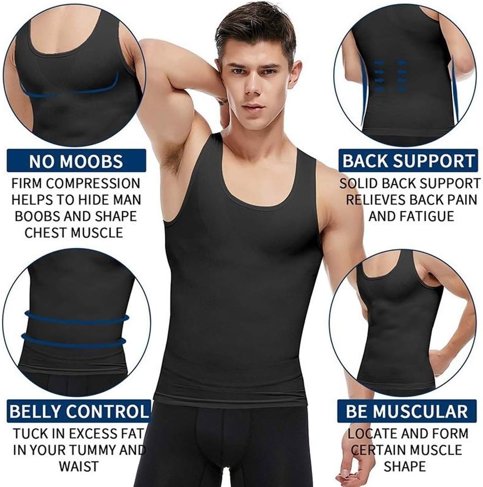 Men’s Slimming Compression Shaper Shirt