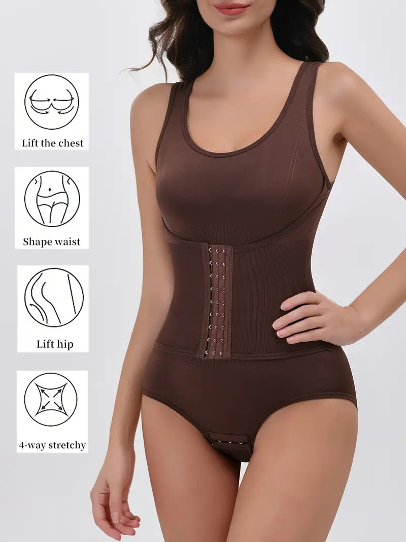 Women’s Slimming Tummy Control Shapewear Bodysuit - Sienna