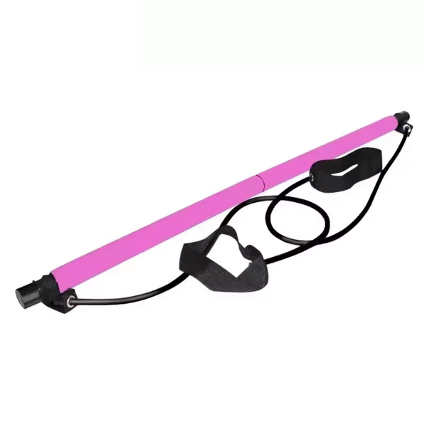 Portable Pilates Bar with Resistance Bands – Full Body Workout for Home, Travel & Toning