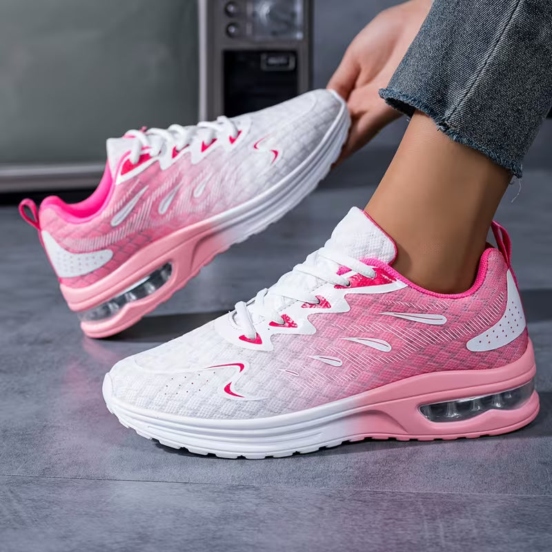 Women’s Breathable Mesh Cushioned Running Sneakers