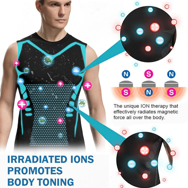 Men’s Ionic Shaping Slimming Compression Vest