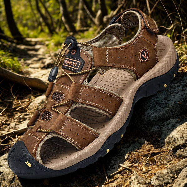 Men's Genuine Leather Summer Sandals