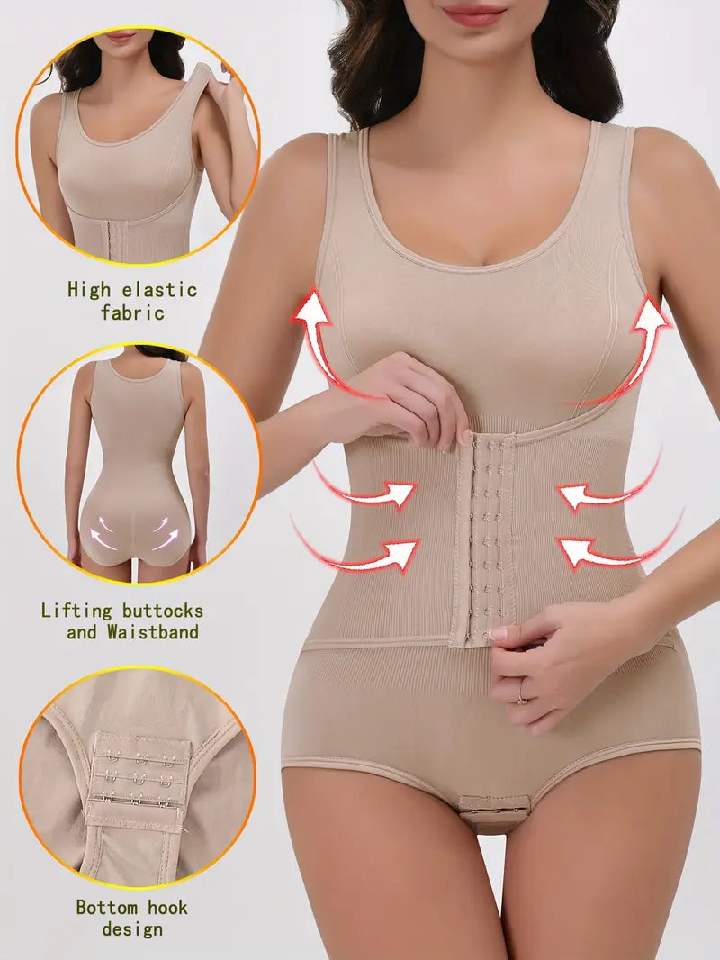 Women’s Slimming Tummy Control Shapewear Bodysuit - Sienna