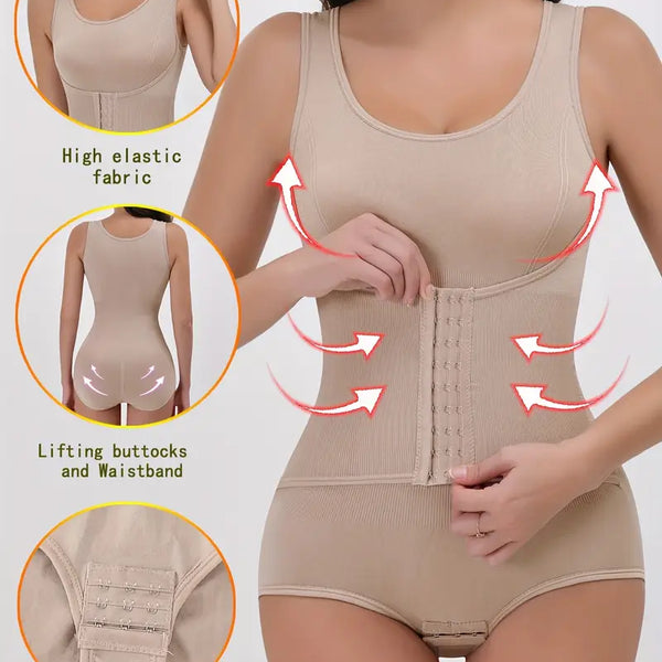 Women’s Slimming Tummy Control Shapewear Bodysuit - Sienna