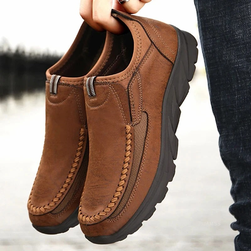 Men’s Slip-On Casual Loafers – Comfortable, Waterproof & Non-Slip Shoes