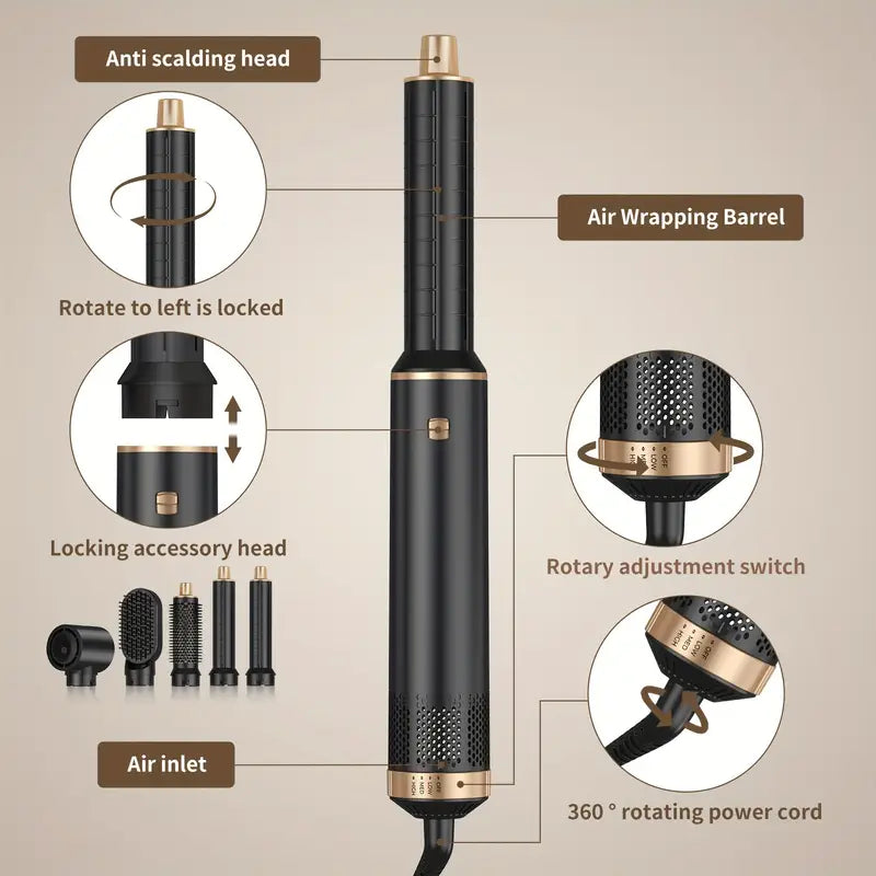 5-in-1 Hot Air Hair Styling Kit