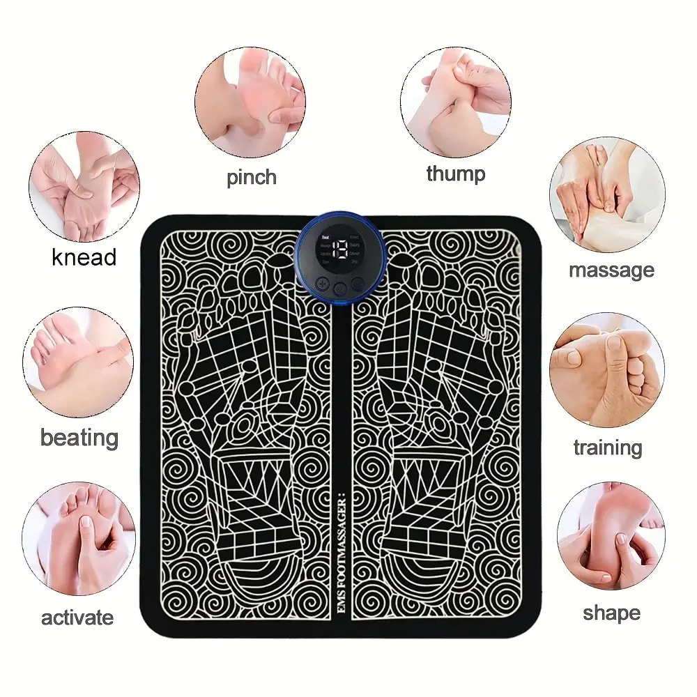 Foldable Electric Foot Massager Pad