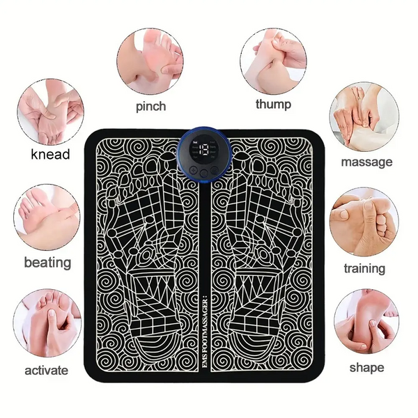 Foldable Electric Foot Massager Pad