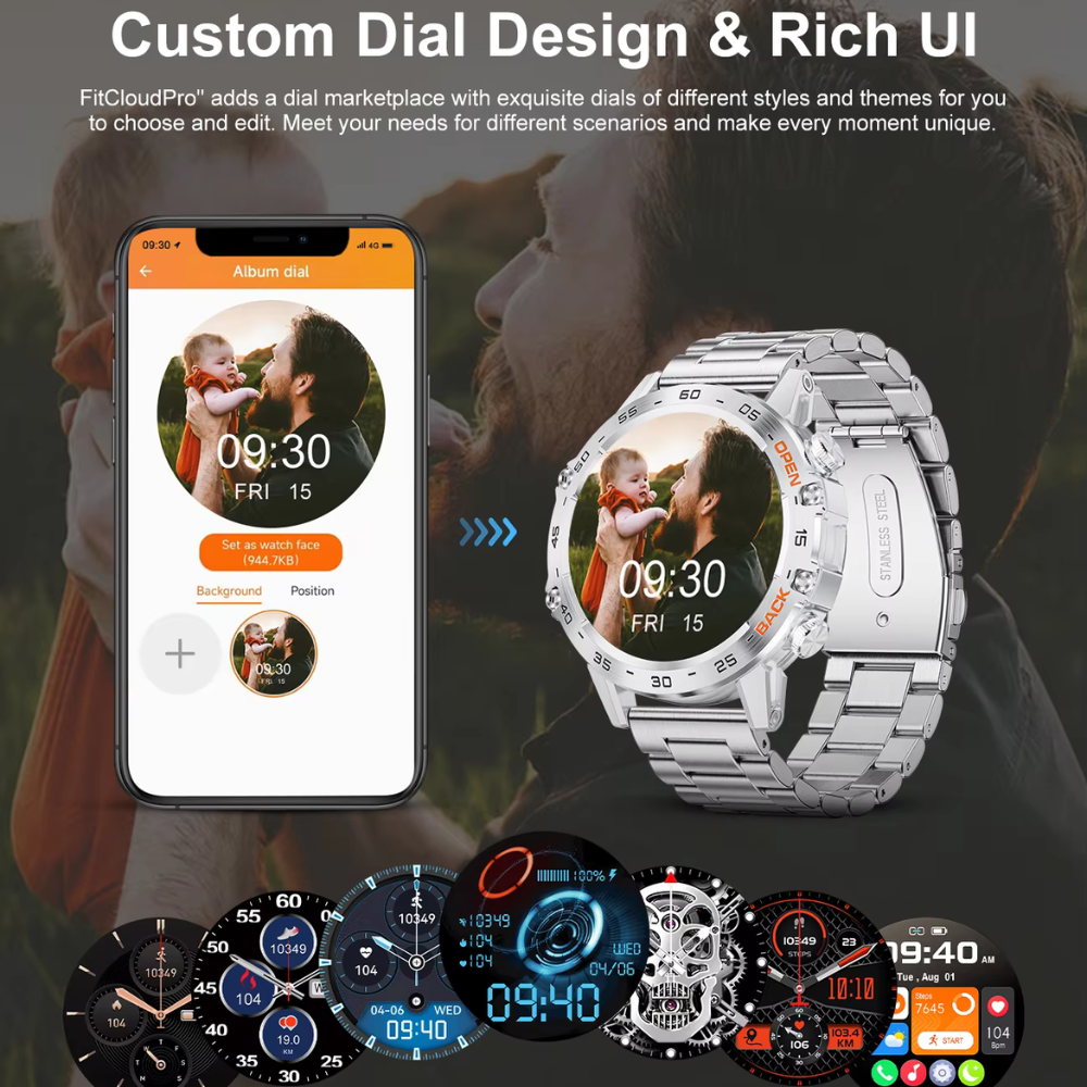 Skull Design Smartwatch