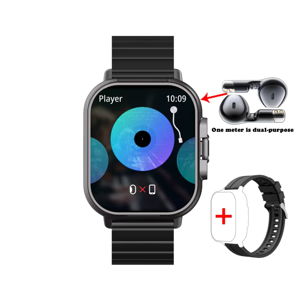 2-in-1 Smartwatch with Built-in Earphones