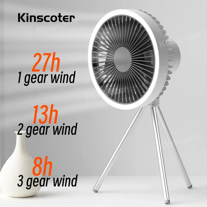 Rechargeable Camping Fan – Portable, Quiet & USB Powered for Outdoor Use