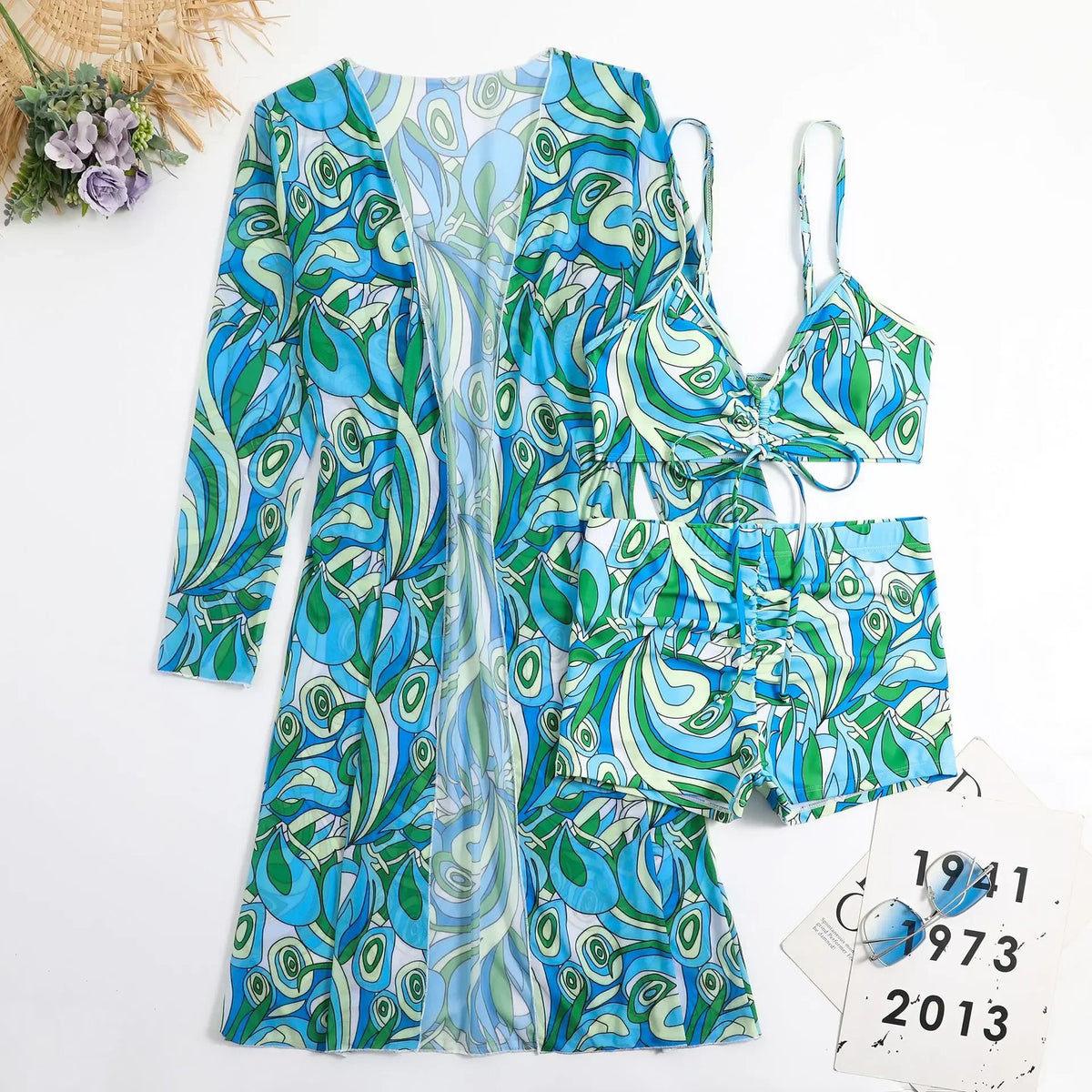 Women's 2-Piece Tankini Swim Set – Ideal for Pool, Beach & Holidays