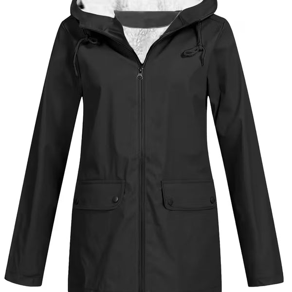 Women’s Fleece Lined Hooded Parka – Warm Winter Jacket - Shella