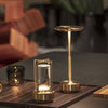 Sleek Metallic Cordless Table Lamp