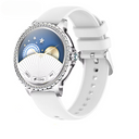  White Silicone Watch Strap