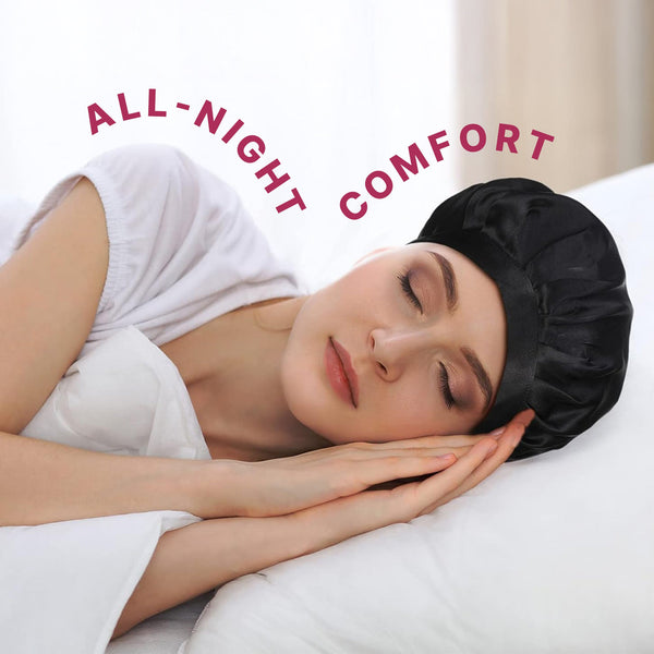 Silk Sleep Bonnet – Guaranteed to Stay On All Night