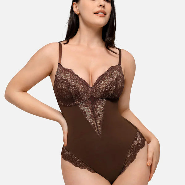 Women’s Lace Shapewear Bodysuit - Alya