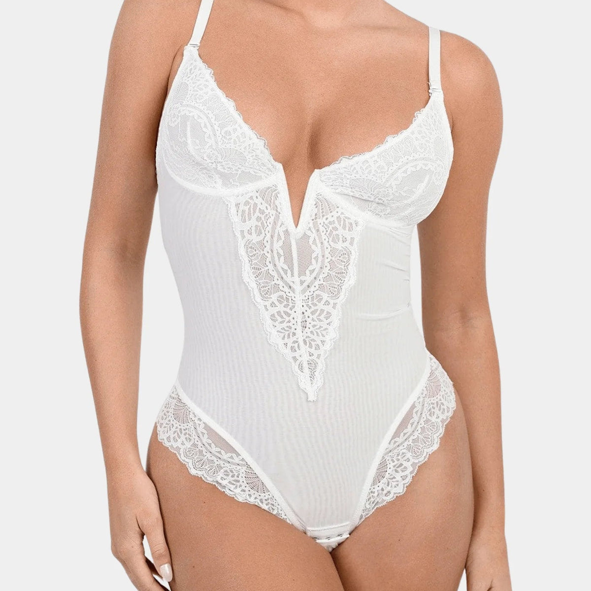 Women’s Lace Shapewear Bodysuit - Alya