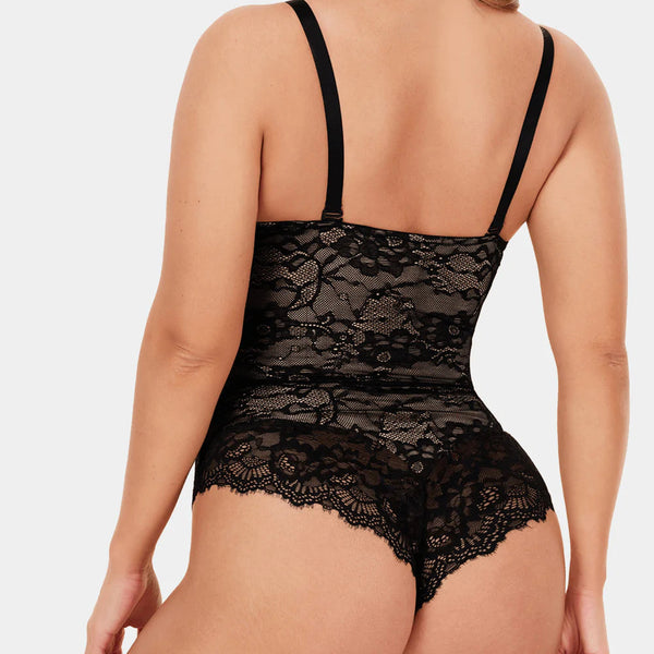 Elegant Lace Shapewear Bodysuit - Eva