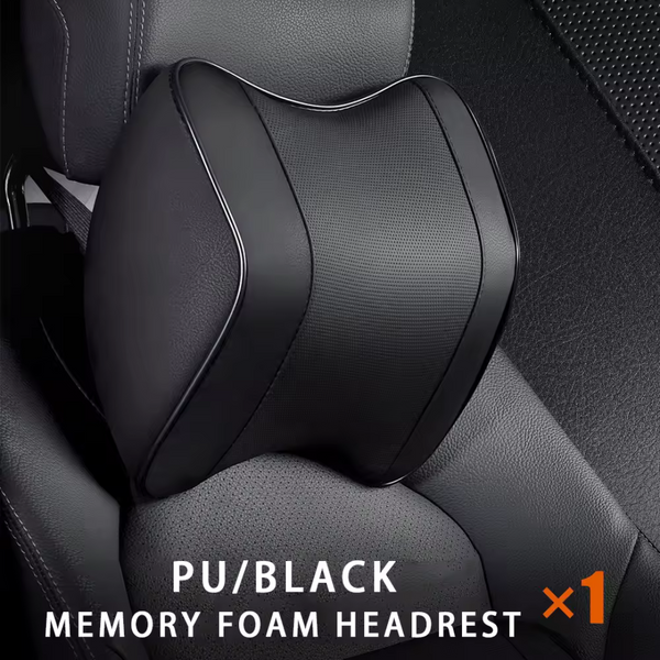 Memory Foam Car Neck & Lumbar Support Pillow