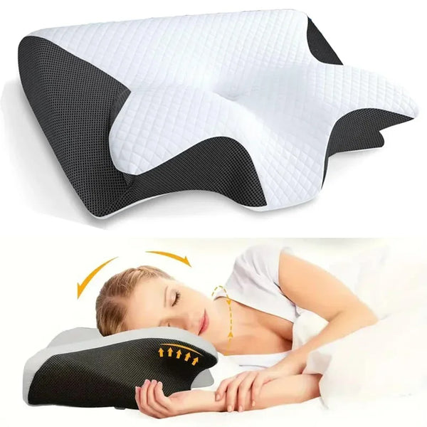 Memory Foam Pillow – Neck Comfort & Ergonomic Support