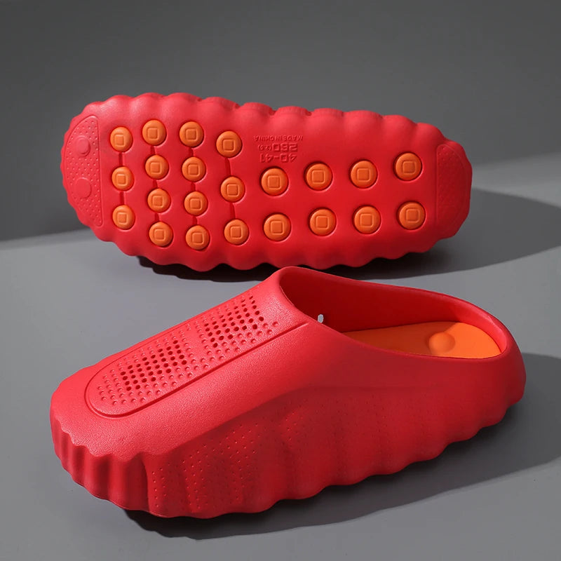 Unisex Comfort Slides with Responsive Massage Cushioning