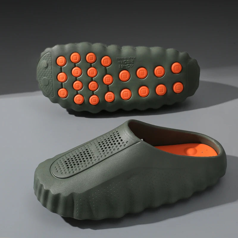 Unisex Comfort Slides with Responsive Massage Cushioning