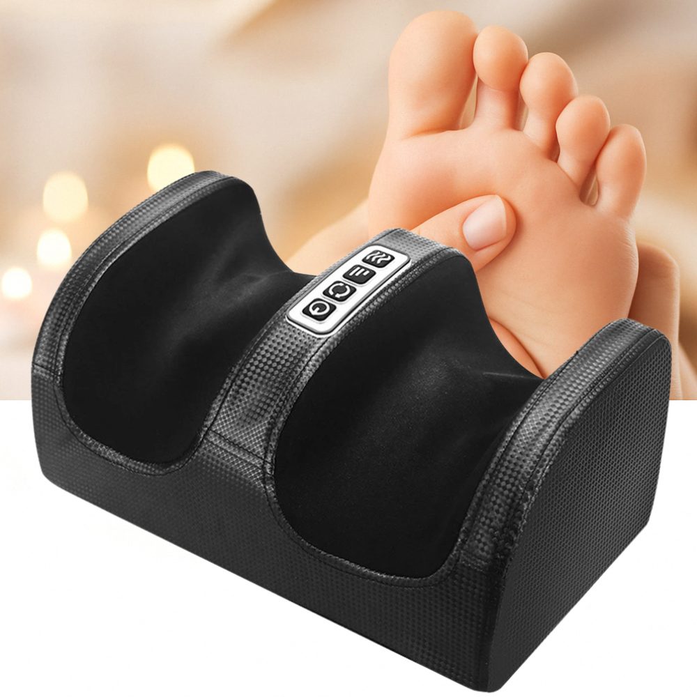 Electric Foot Massager | Deep Kneading, Heat & Pain Relief Therapy