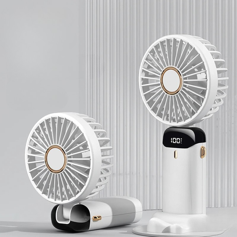 Portable USB Rechargeable Mini Fan – Foldable & Compact Cooling Fan