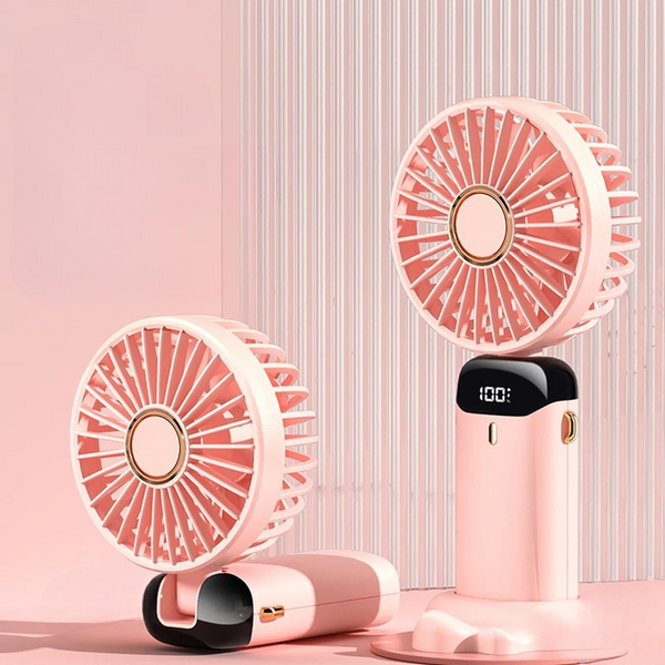 Portable USB Rechargeable Mini Fan – Foldable & Compact Cooling Fan