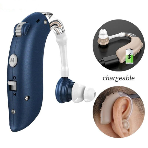 Digital Hearing Aid - Portable Sound Amplifier for Seniors
