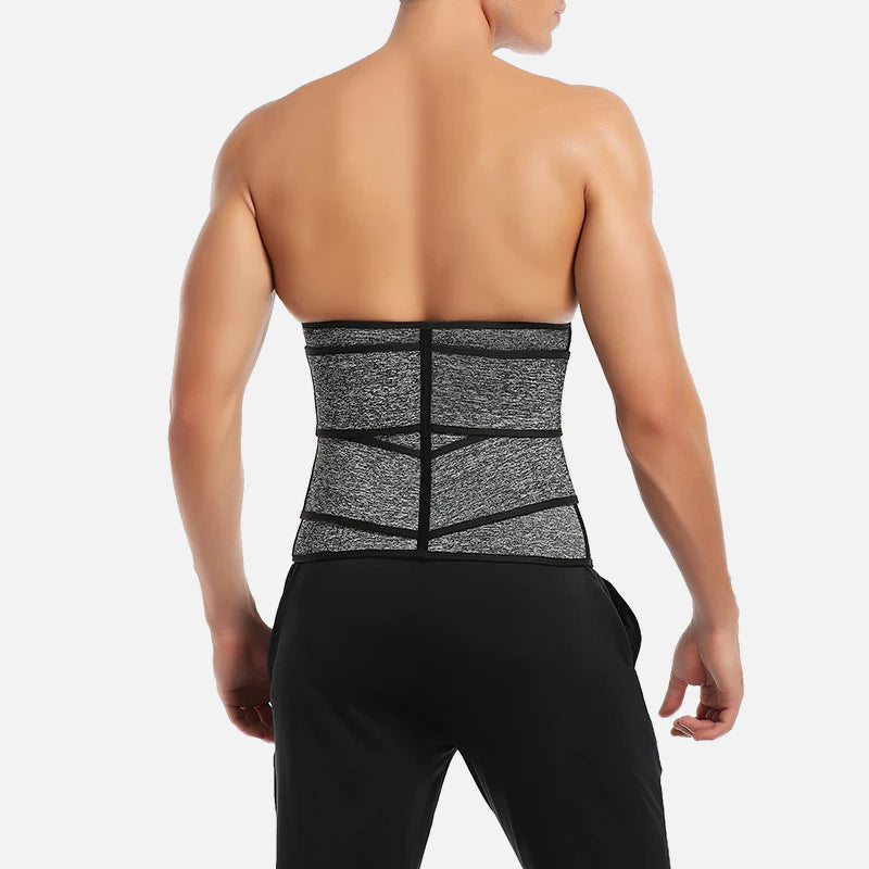 Slimming lumbar support belt