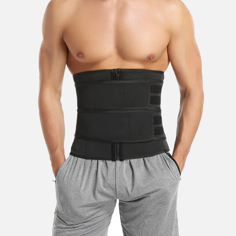 Slimming lumbar support belt