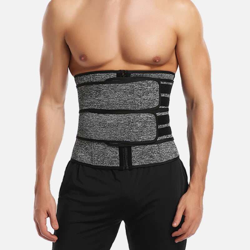 Slimming lumbar support belt