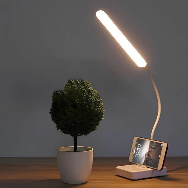 Flexible Arm USB Rechargeable Desk Lamp – Adjustable LED Lighting