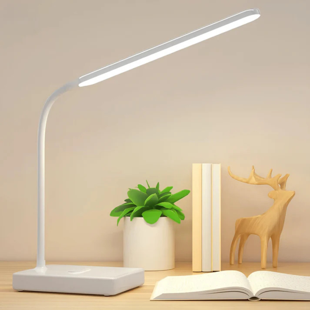 Flexible Arm USB Rechargeable Desk Lamp – Adjustable LED Lighting
